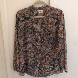 Show me Your MuMu tie neck blouse